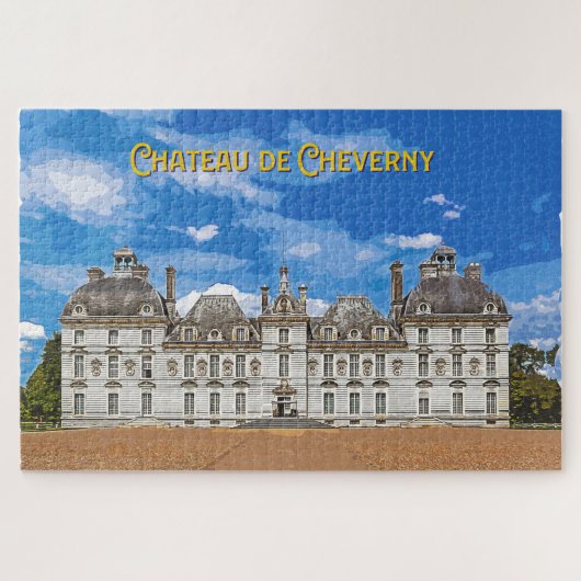Castle Cheverny, Loire valley, Frankrijk. Legpuzzel (Horizontaal)