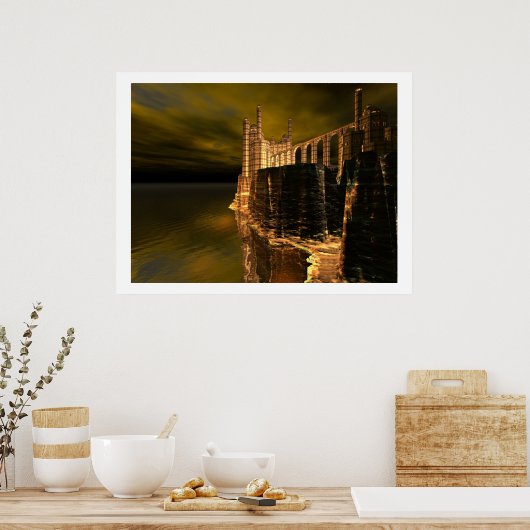 CASTLE CLIFF PRINT (Keuken)