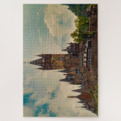 Castle Cochem Mosel Reichsburg. Legpuzzel (Verticaal)