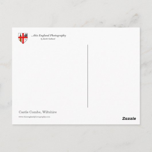 Castle Combe Briefkaart (Achterkant)