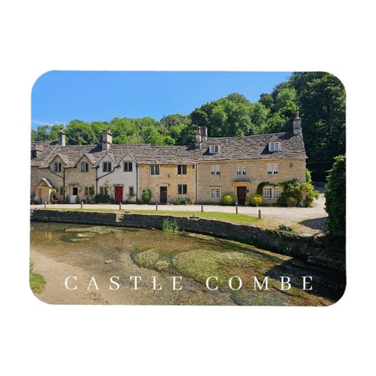 Castle Combe huisvest uitzicht koelkastmagneet Magneet (Horizontaal)