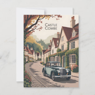 Castle Combe vintage Briefkaart