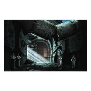 Castle Corridor Foto Afdruk