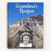 Castle Country Foto Grandma's Recipe Book Notitieboek (Voorkant)