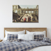 Castle Courtyard, 1762 Canvas Afdruk (Insitu (Slaapkamer))