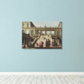 Castle Courtyard, 1762 Canvas Afdruk (Insitu (Houten vloer))