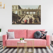 Castle Courtyard, 1762 Canvas Afdruk (Insitu (Woonkamer))