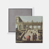 Castle Courtyard, 1762 Magneet (Voorkant / Achterkant)