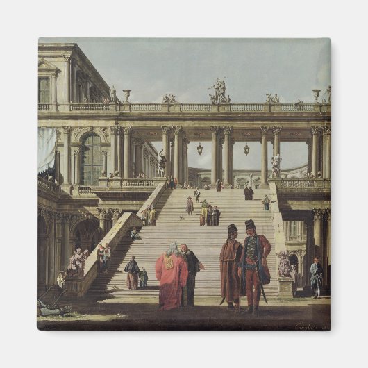 Castle Courtyard, 1762 Magneet (Voorkant)