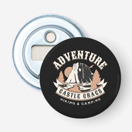 Castle Crags State Park Californië Button Flesopener (Voorkant)