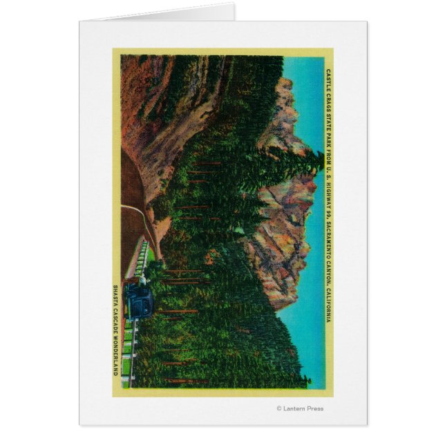 Castle Crags State Park uit de VS 99 (Voorkant)