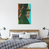 Castle Crags State Park uit de VS 99 Canvas Afdruk (Insitu (Slaapkamer))