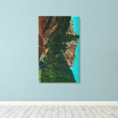 Castle Crags State Park uit de VS 99 Canvas Afdruk (Insitu (Houten vloer))