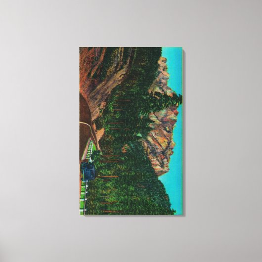 Castle Crags State Park uit de VS 99 Canvas Afdruk (Voorkant)