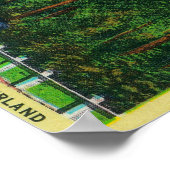 Castle Crags State Park uit de VS 99 Poster (Hoek)