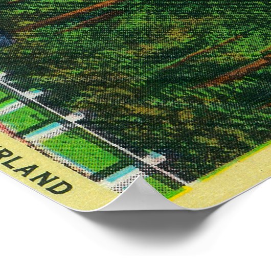 Castle Crags State Park uit de VS 99 Poster (Hoek)