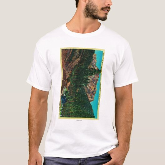 Castle Crags State Park uit de VS 99 T-shirt (Voorkant)