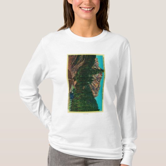 Castle Crags State Park uit de VS 99 T-shirt (Voorkant)