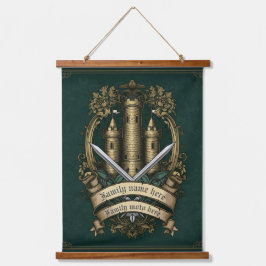 "Castle Crest of Honor"  Hangend Wandkleed