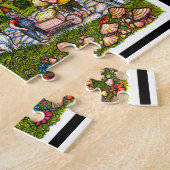 Castle Cross Puzzle Legpuzzel (Zijkant)