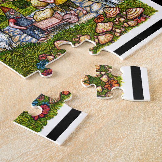 Castle Cross Puzzle Legpuzzel (Zijkant)