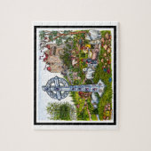 Castle Cross Puzzle Legpuzzel (Verticaal)