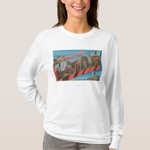 Castle Dale, Utah - grote letterscènes T-shirt
