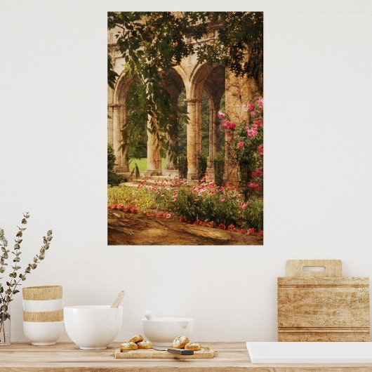 Castle - de geheime tuin poster (Keuken)