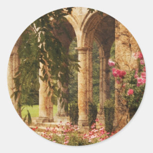 Castle - de geheime tuin ronde sticker