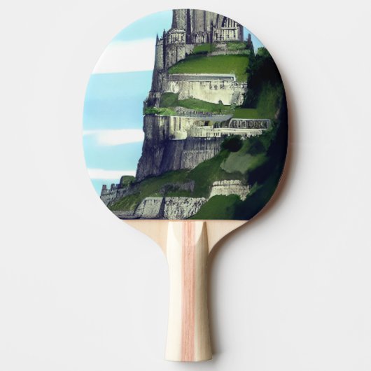 Castle Design table ping pong bat, racket, Tennis Tafeltennisbatje (Voorkant)