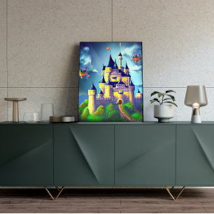 Castle Digital Fantasy Art Poster #03