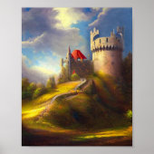 Castle Digital Fantasy Art Poster #05 (Voorkant)