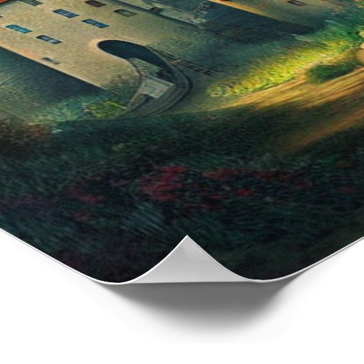 Castle Digital Fantasy Art Poster #08 (Hoek)