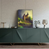 Castle Digital Fantasy Art Poster #09