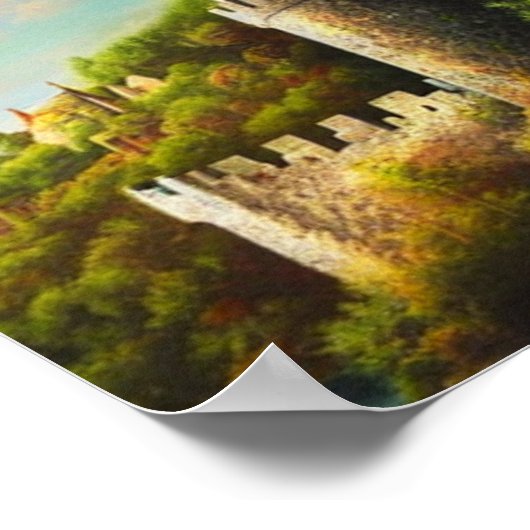 Castle Digital Fantasy Art Poster #10 (Hoek)