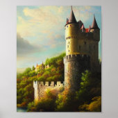 Castle Digital Fantasy Art Poster #10 (Voorkant)