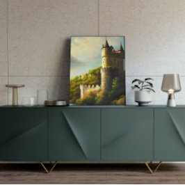 Castle Digital Fantasy Art Poster #10