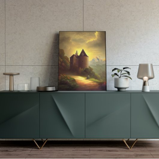 Castle Digital Fantasy Art Poster #11