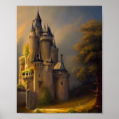 Castle Digital Fantasy Art Poster #12 (Voorkant)