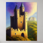 Castle Digital Fantasy Art Poster #14 (Voorkant)