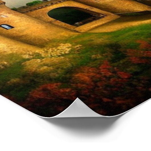 Castle Digital Fantasy Art Poster #17 (Hoek)