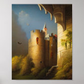 Castle Digital Fantasy Art Poster #18 (Voorkant)