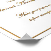 Castle Doctrine Notice Poster (Hoek)