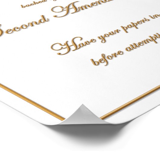 Castle Doctrine Notice Poster (Hoek)