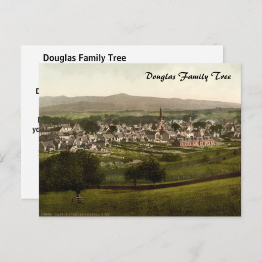 Castle Douglas, Dumfries en Galloway, Schotland Briefkaart (Voorkant / Achterkant)