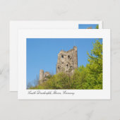 Castle Drachenfels, Bonn Duitsland Briefkaart (Voorkant / Achterkant)