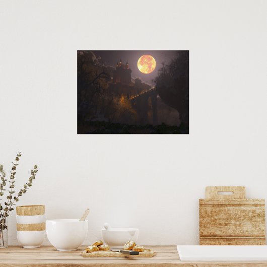 Castle Dracula (24x18) Poster (Keuken)