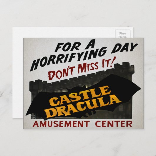 Castle Dracula Wildwood Briefkaart (Voorkant / Achterkant)