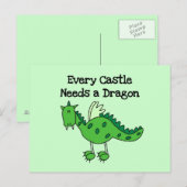 Castle Dragon Briefkaart (Voorkant / Achterkant)