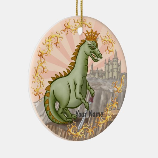 Castle Dragon ornament (Rechts)